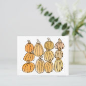 Carte Postale Citrouille (Debout devant)