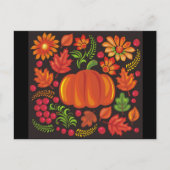 Carte Postale citrouille à l'ukrainienne (Devant)