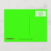 Carte Postale Citrouille Alien Halloween (Dos)
