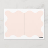 Carte Postale Citrouille Automne automne 1er anniversaire Invita (Dos)