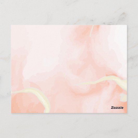 Carte Postale Citrouille Automne Floral Mariage de automne Enreg (Dos)