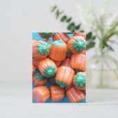 Carte Postale Citrouille Candy Corn Photo (Debout devant)