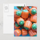 Carte Postale Citrouille Candy Corn Photo (Devant / Derrière)