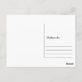 Carte Postale Citrouille Cendrillon (Dos)