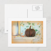 carte postale citrouille coloniale (Devant / Derrière)