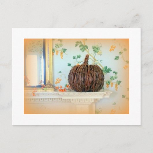 carte postale citrouille coloniale (Devant)