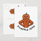 Carte Postale Citrouille de fer  (Devant / Derrière)