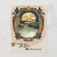 Citrouille de l'Homme dans la Lune Sorcière