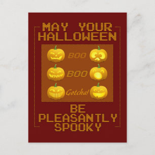 Carte postale Citrouille d'Halloween