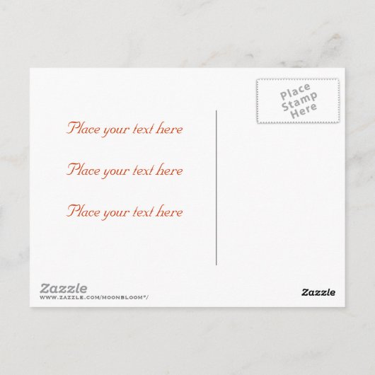 Carte Postale Citrouille d'Halloween 002 (Dos)