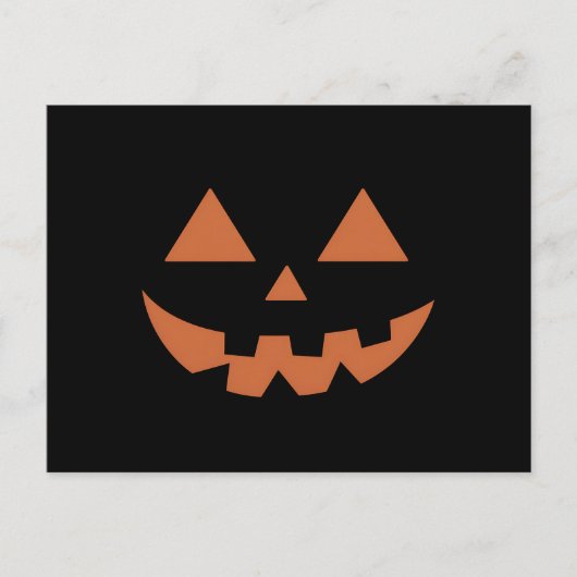 Carte Postale Citrouille d'Halloween Jack O'Géant (Devant)