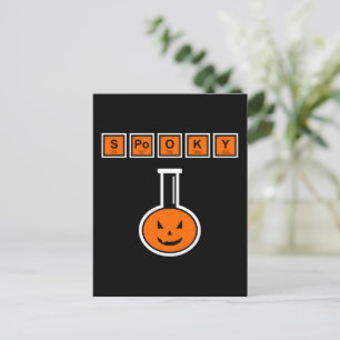 Carte postale Citrouille Éffrayant Halloween Chimi