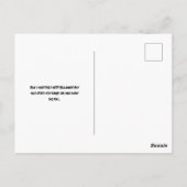 Carte Postale Citrouille Éffrayant noir et blanc Happy Halloween (Dos)