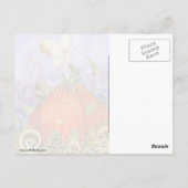 Carte Postale Citrouille magique et petits amis (Dos)