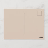 Carte Postale Citrouille Mignonne Avec Vignes En Aquarelle (Dos)