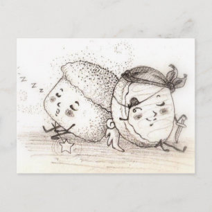Carte postale citrouille Muffin & Cookie Sucre