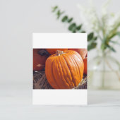 Carte Postale Citrouille orange (Debout devant)