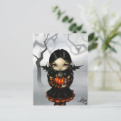 Carte postale "Citrouille Pixie" (Debout devant)