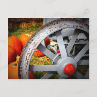 Carte Postale Citrouille rustique