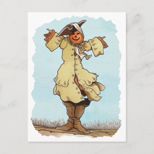 Carte postale citrouille Scarecrow (Devant)