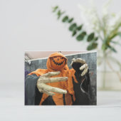 Carte Postale Citrouille Skeleton (Debout devant)