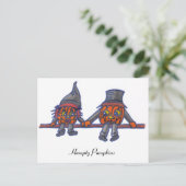 Carte Postale Citrouilles...carte postale (Debout devant)