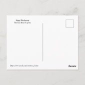 Carte Postale Citrouilles de Thanksgiving (Dos)
