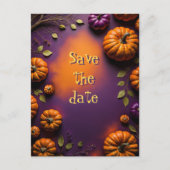 Carte Postale Citrouilles d'Halloween (Devant)