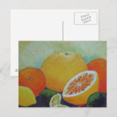 Carte postale Citrus Splash (Devant / Derrière)