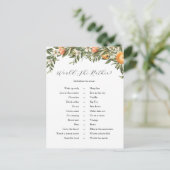 Carte Postale Citrus Voudrait-Elle Plutôt Fête des mariées Jeu (Debout devant)