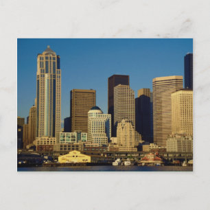 Carte Postale City Center Skyline, Seattle, Washington, États-Un