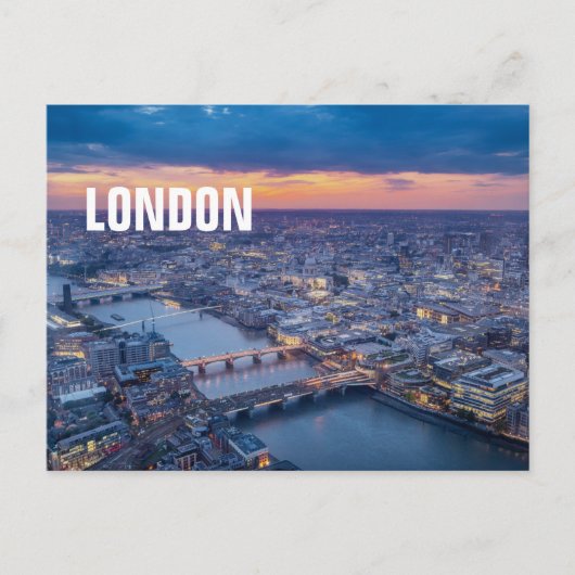 Carte Postale City de Londres (Devant)