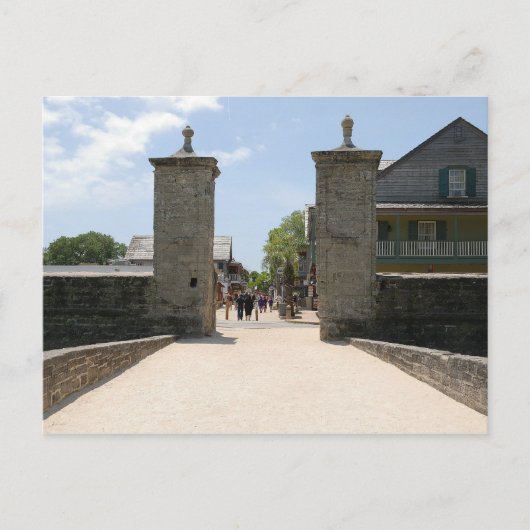 Carte Postale City Gate Saint Augustine Floride (Devant)