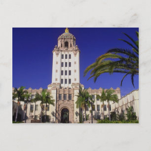 Carte Postale City Hall, Beverly Hills, Californie, États-Unis