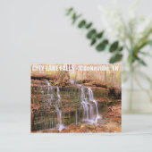 Carte Postale City Lake Falls - Cookeville, TN (Debout devant)