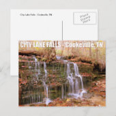 Carte Postale City Lake Falls - Cookeville, TN (Devant / Derrière)