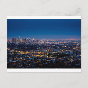 Carte Postale City Los Angeles Cityscape Skyline Centre-ville
