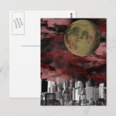 Carte postale City Moon (Devant / Derrière)