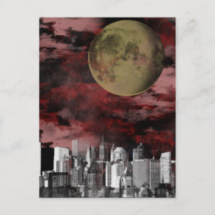 Carte postale City Moon