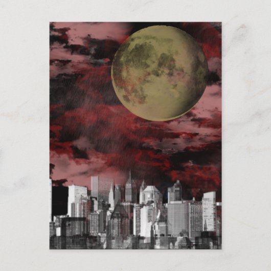 Carte postale City Moon (Devant)