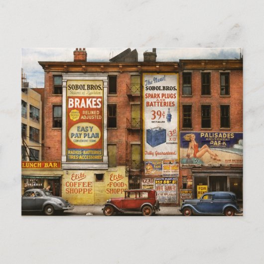 Carte Postale City - New York NY - Elite lunch bar 1938 (Devant)