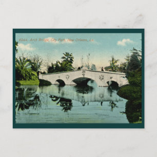 Carte Postale City Park, La Nouvelle-Orléans, 1915 Vintage