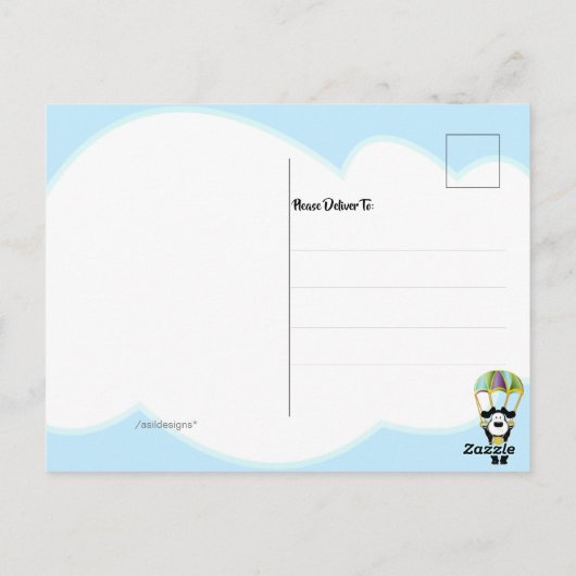 Carte postale Cityscape (Dos)