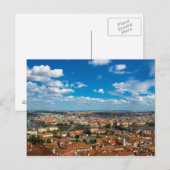 Carte Postale Cityscape à Prague (Devant / Derrière)
