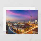 Carte Postale Cityscape Berlin, Allemagne (Devant / Derrière)