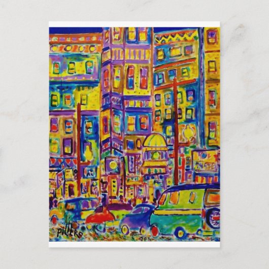 Carte Postale Cityscape Bronx par Piliero (Devant)