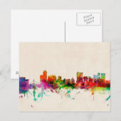 Carte Postale Cityscape de Winnipeg Canada Skyline (Devant / Derrière)