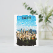 Carte Postale Cityscape Québec Canada (Debout devant)