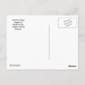 Carte Postale Civil War Days Hartford City, Indiana (Dos)