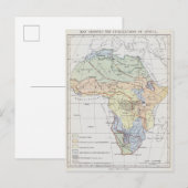 Carte Postale Civilisations d'Afrique (Devant / Derrière)